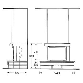 Каминная облицовка Supra Concerto 140