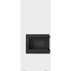 Каминокомплект SIMPLE Box белый с топкой BS, правый угол Каминокомплект SIMPLE Box белый с топкой BS, правый угол