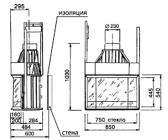 Каминная топка Cheminees Diffusion B 9 Каминная топка Cheminees Diffusion B 9