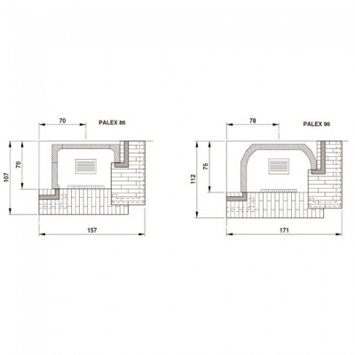 Каминная облицовка Palazzetti Val Badia Каминная облицовка Palazzetti Val Badia