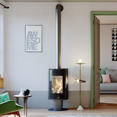 Печь камин Defro Home Orbis Top, 9кВт Печь камин Defro Home Orbis Top, 9кВт