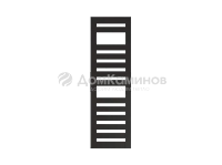 Полотенцесушитель электр. Zehnder Metropolitan Spa METE-120-050/GD RAL9005 matt (9205)