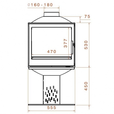 Камин Liseo Castiron LCI 5 G4 Compact