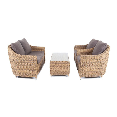 Комплект садовой мебели 4SIS Кон Панна (гиацинт) Цвет: соломенный Комплект садовой мебели 4SIS Кон Панна (гиацинт) Цвет: соломенный