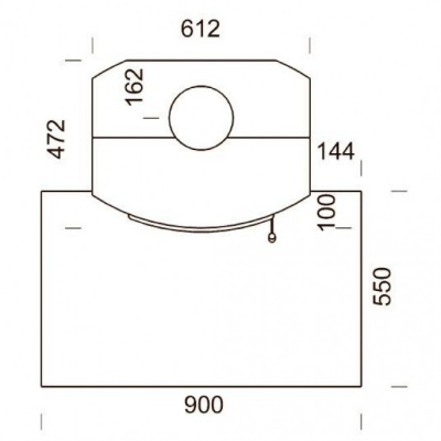 Печь-камин NunnaUuni DEKO DUE CL 3