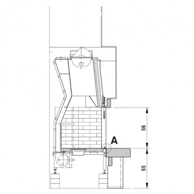 Каминная облицовка Palazzetti Santiago Каминная облицовка Palazzetti Santiago