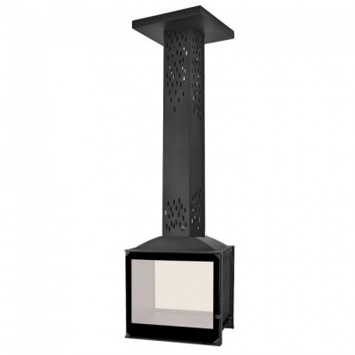 Камин Liseo Castiron LCI 5 GDF BG Sky, двусторонняя, черное стекло Камин Liseo Castiron LCI 5 GDF BG Sky, двусторонняя, черное стекло