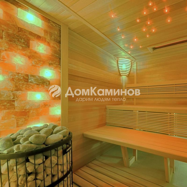 Сауна с электрокаменкой Harvia. КП Заповедник