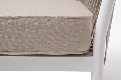 Кресло 4SIS Касабланка Цвет: белый муар, бежевый Кресло 4SIS Касабланка Цвет: белый муар, бежевый