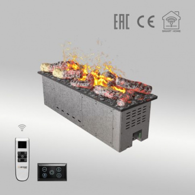 Паровой электрокамин Airtone Vepo 800 с дровами