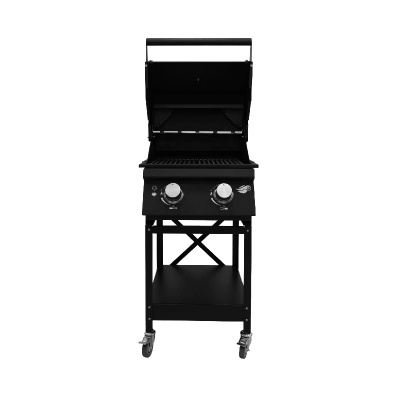 Газовый гриль B-Fire Bizon Premium 2 на подставке, черный Газовый гриль B-Fire Bizon Premium 2 на подставке, черный