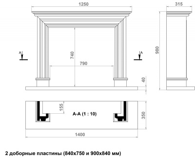 Мраморный портал Liana