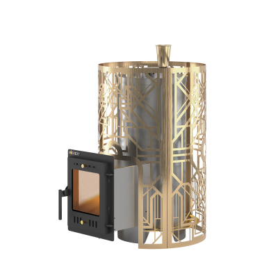 Печь для бани Эверест "Steam Master" GALAXY 24 INOX (210М) GOLD диаметр дымохода: 115 мм Печь для бани Эверест "Steam Master" GALAXY 24 INOX (210М) GOLD диаметр дымохода: 115 мм