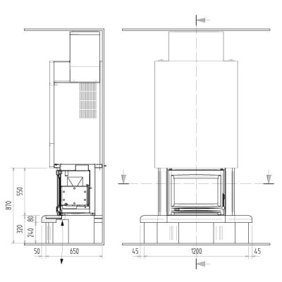 Каминная облицовка Supra Lugano Каминная облицовка Supra Lugano