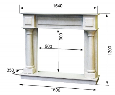 Мраморный портал Donatello