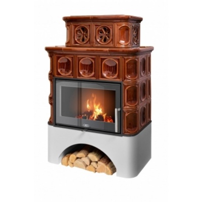 Печь-камин ABX KARELIE EXclusive (коричневый)
