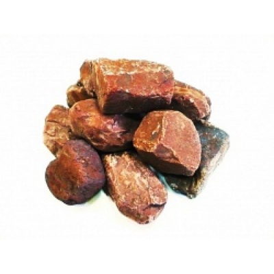 Яшма обвалованная сургучная фракция +10-50мм (ведро 3 кг.)