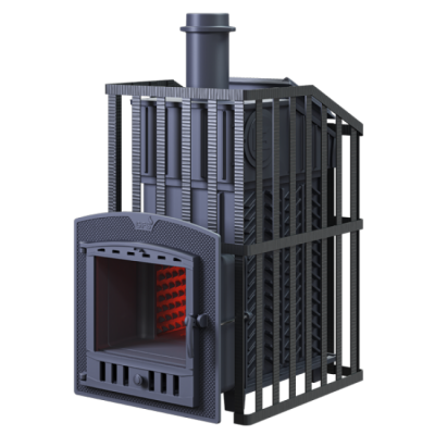 Печь для бани чугунная Гефест GFS ЗК 25 (П2) Ураган