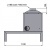 Отопительная печь Liseo Castiron LCI 5 GFR Table, стекло справа Отопительная печь Liseo Castiron LCI 5 GFR Table, стекло справа