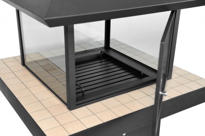 Островной камин Alaba