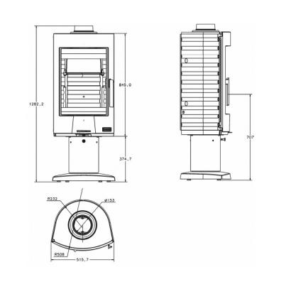 Чугунная печь Godin Equirre Чугунная печь Godin Equirre