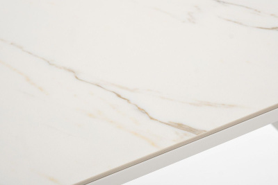 Интерьерный раздвижной стол 4SIS Меркурий Цвет: белый глянцевый