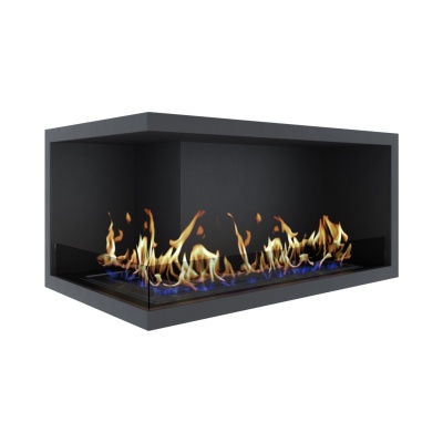 Биокамин для угловой стены 1000