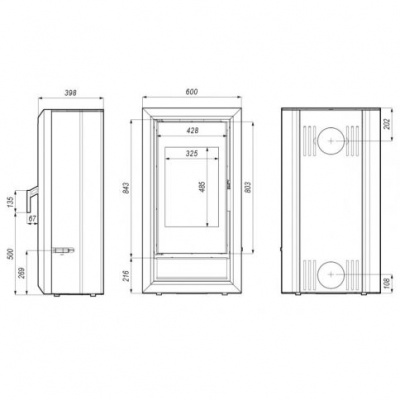 Печь камин Defro Home Ignis, 9кВт Печь камин Defro Home Ignis, 9кВт