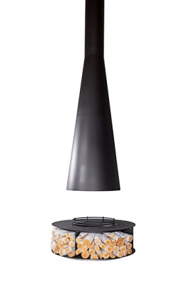 Центральный камин Fireline BLACK