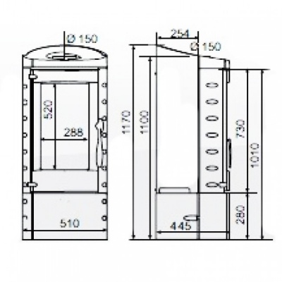 Отопительная печь Supra Gotham Отопительная печь Supra Gotham