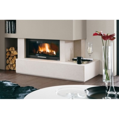 Каминная облицовка Palazzetti Dundee dx, Bianco Mediterraneo, под Monoblocco 16:9 front Каминная облицовка Palazzetti Dundee dx, Bianco Mediterraneo, под Monoblocco 16:9 front