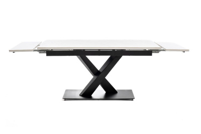 Интерьерный раздвижной стол 4SIS Юпитер Цвет: белый глянцевый