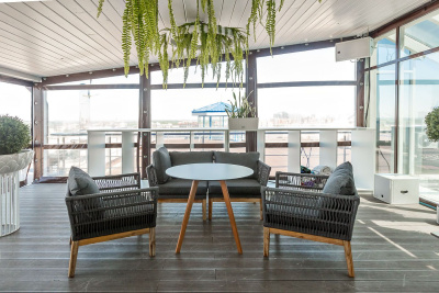 Интерьерный стол 4SIS Франческо Ø90 Цвет: молочный