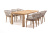 Обеденная группа 4SIS Мадейра 6-местная со стульями Марсель Цвет: бежевый