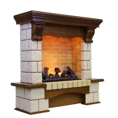 Каминокомплект Pierre Luxe Cassette 600 Темный дуб Каминокомплект Pierre Luxe Cassette 600 Темный дуб