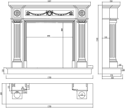 Мраморный портал Cassandra