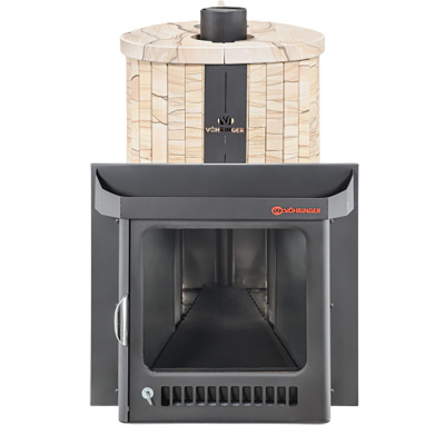 Дровяная печь Ферингер Малютка ПФ в облицовке "Окаменевшее дерево" наборный, до 18 м³ Дровяная печь Ферингер Малютка ПФ в облицовке "Окаменевшее дерево" наборный, до 18 м³