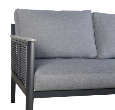 Диван 4SIS Сан Ремо Цвет: темно-серый, серый Диван 4SIS Сан Ремо Цвет: темно-серый, серый