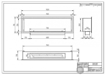 Биокамин FLAGMAN 1000
