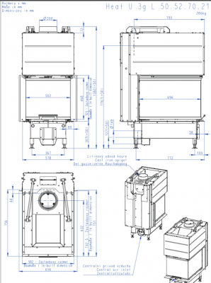 Каминная топка Romotop HEAT U 3G L 50.52.70.21 Каминная топка Romotop HEAT U 3G L 50.52.70.21
