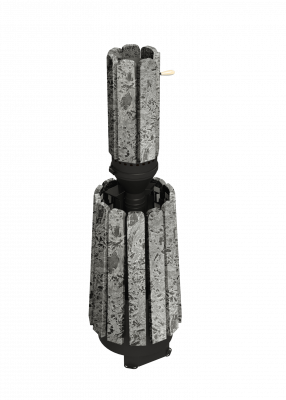 Дымоход-конвектор Grill'D Stone (D130/250) (Серпентинит)