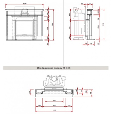 Мраморный камин Schmid N1
