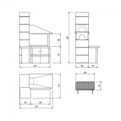 БАРБЕКЮ PALAZZETTI FARO БАРБЕКЮ PALAZZETTI FARO