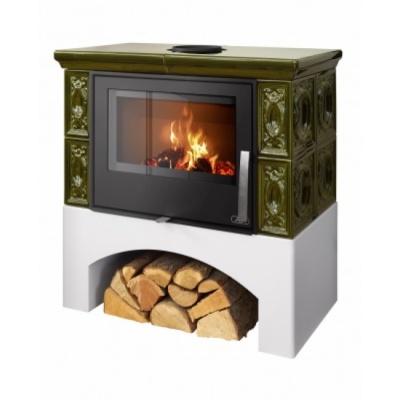 Печь-камин ABX PANONIE I (зеленый)