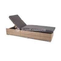Шезлонг с подушкой 4SIS Рим Цвет: соломенный