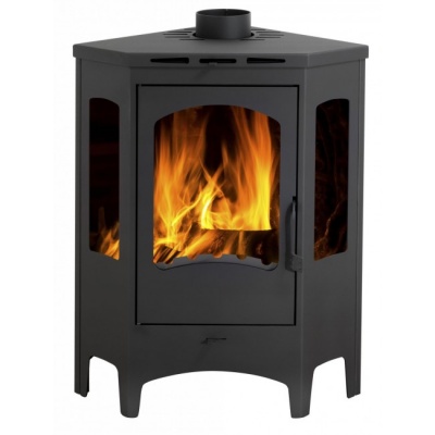 Печь-камин ЭкоКамин Бавария панорама угловая (РК190)