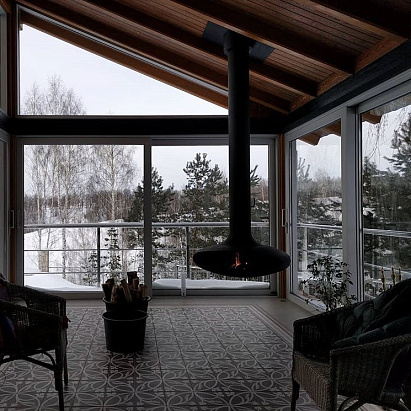 Подвесной камин Eсlipse 1250 (Проект)