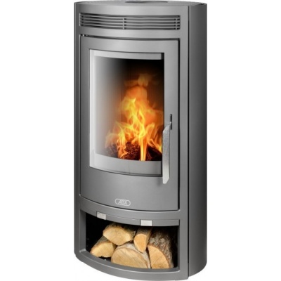 Печь-камин ABX Arktis 4 (серая сталь тальк с верхней плитой)