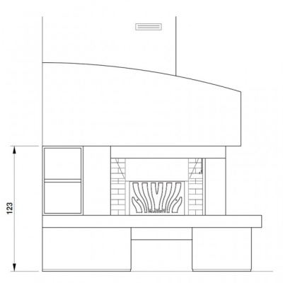 Каминная облицовка Palazzetti Santiago Каминная облицовка Palazzetti Santiago