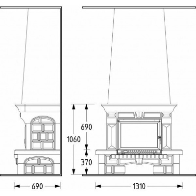 Каминная облицовка Supra Medoc Каминная облицовка Supra Medoc
